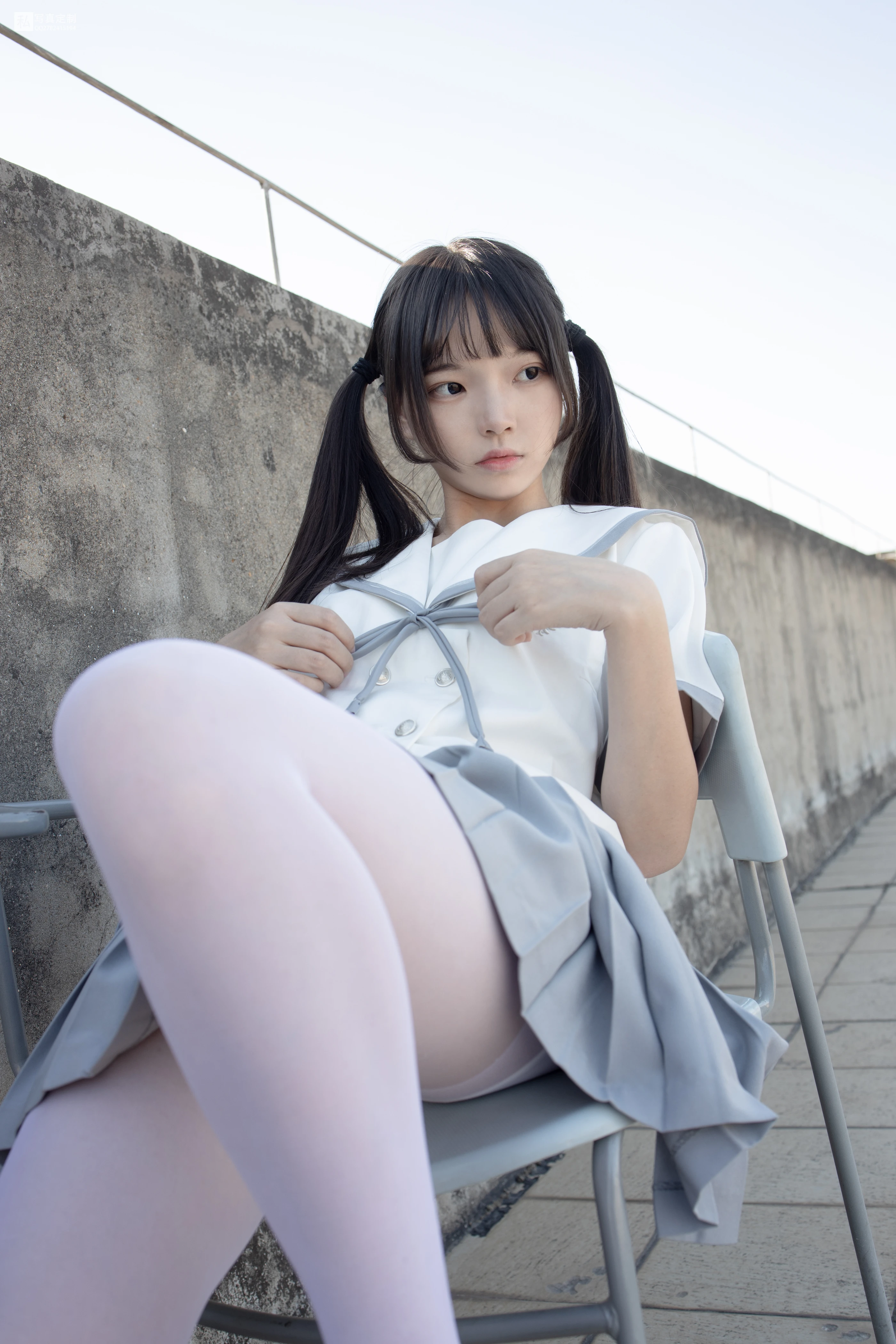 森萝财团 JKFUN-028 抑郁湖边与绝望天台 15D白丝 默陌 [58P 2V]插图9